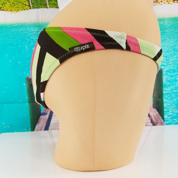 Bikini Swimsuit Bottom Low Rise Spandex by Split Sz Large - Picture 5 of 11